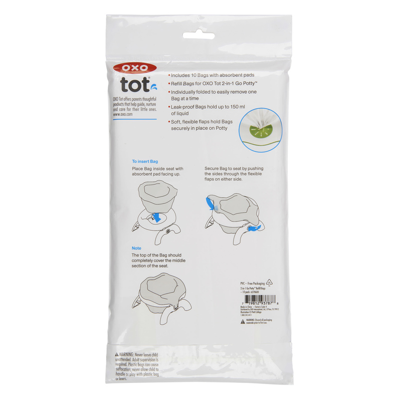 OXO Tot 2in1 Go Potty Replacement Bags 10 Pack
