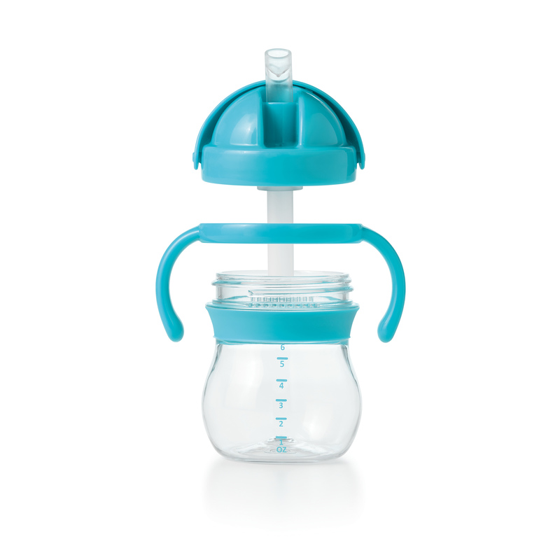 Jual Oxo Tot Grow Straw Cup + Straw & Sippy Cup Top Cleaning Set (Teal) di  Seller  - Gudang Blibli