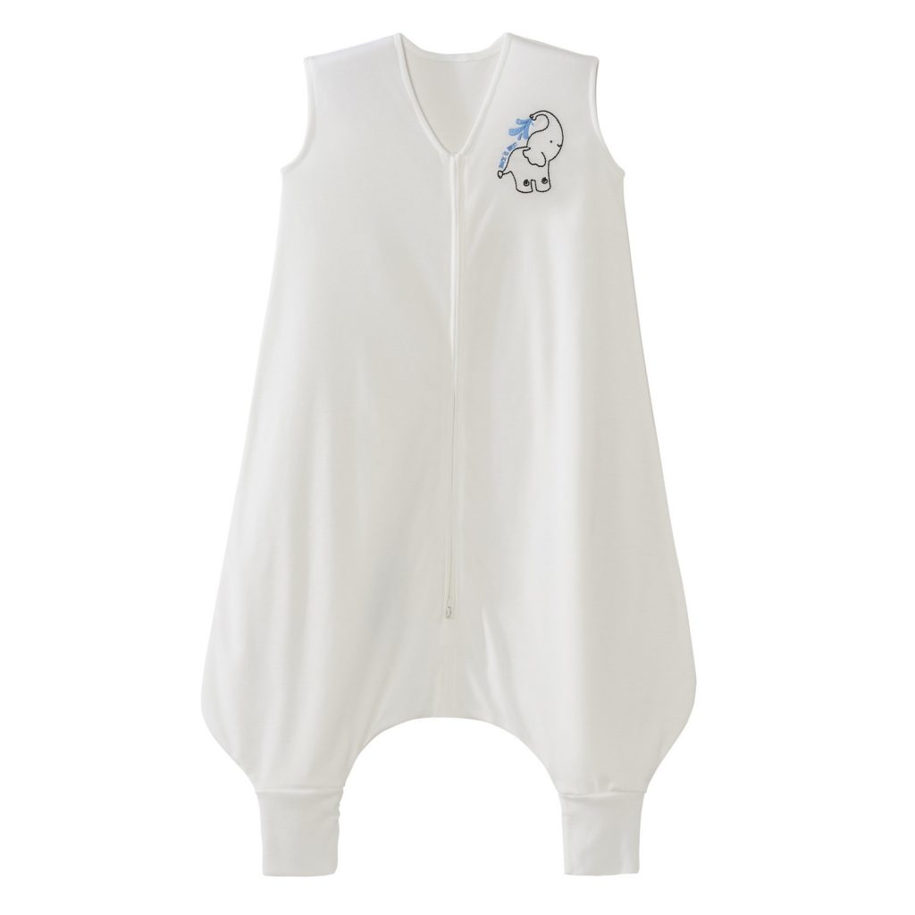 Halo SleepSack Early Walker Lightweight Knit Cream Elephant Tickled