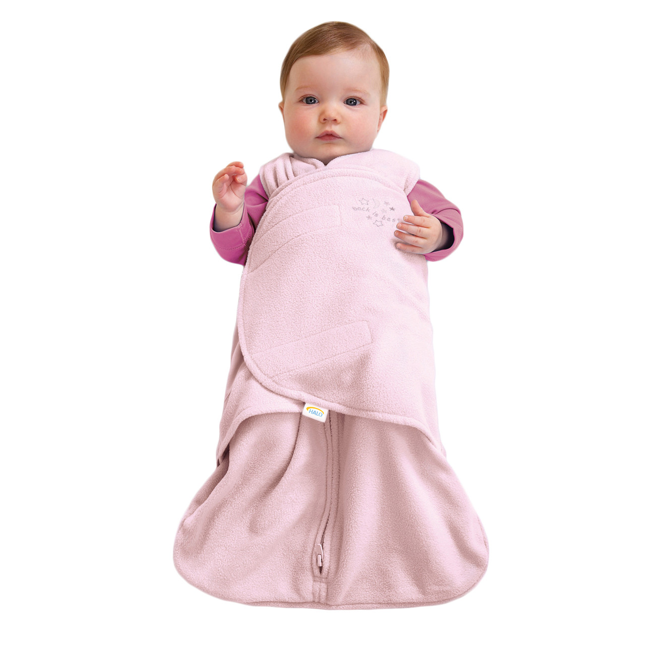 Halo Sleepsack Swaddle – Pink – Tickled Babies