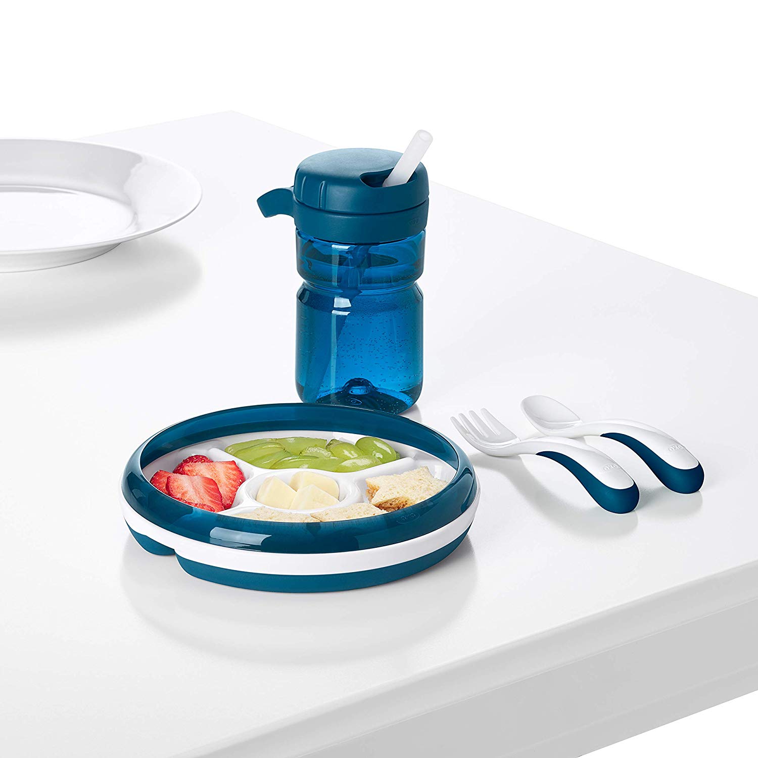 OXO Tot Divided Plate with Removable Training Ring – The Baby Lab Company