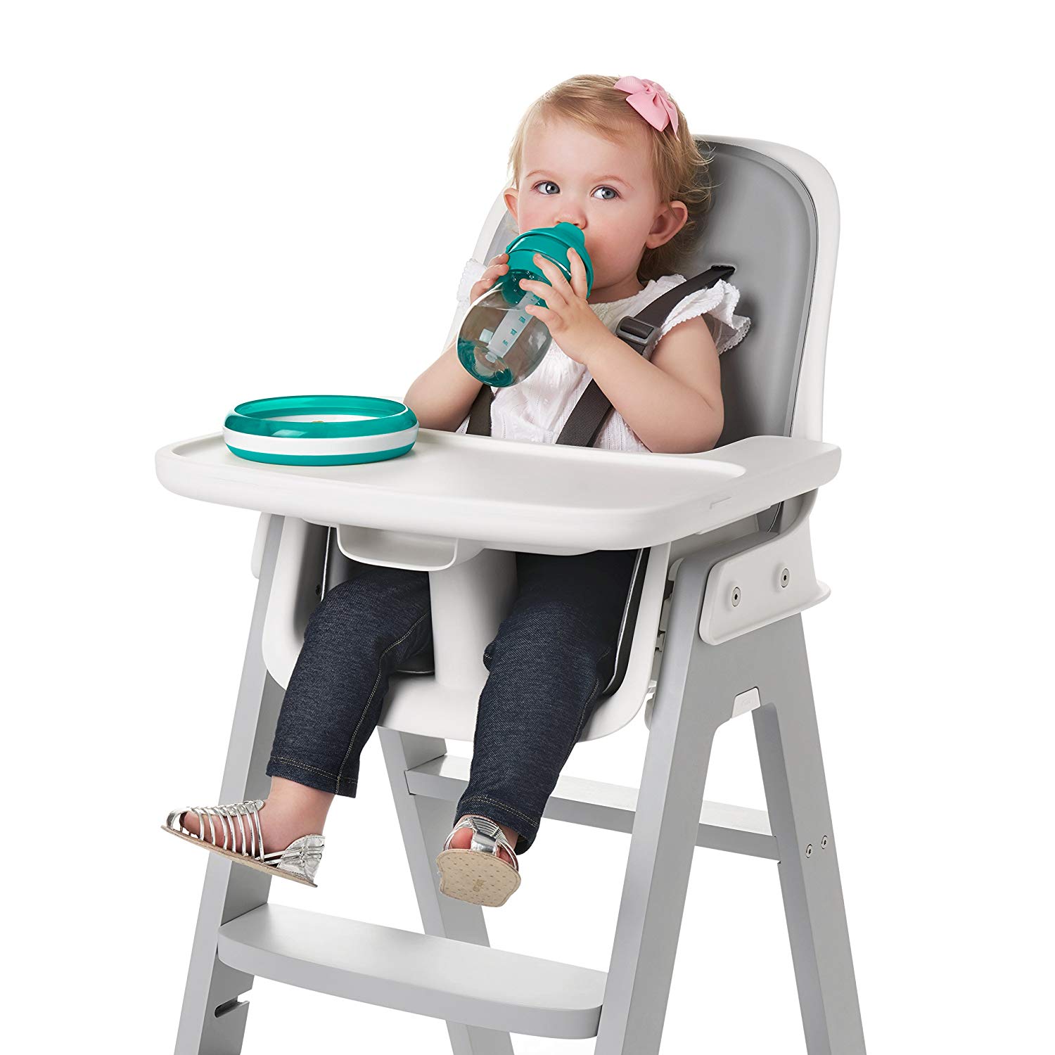  OXO Tot Transitions Straw Cup, 9 oz, Teal, Pack of 2 : Baby