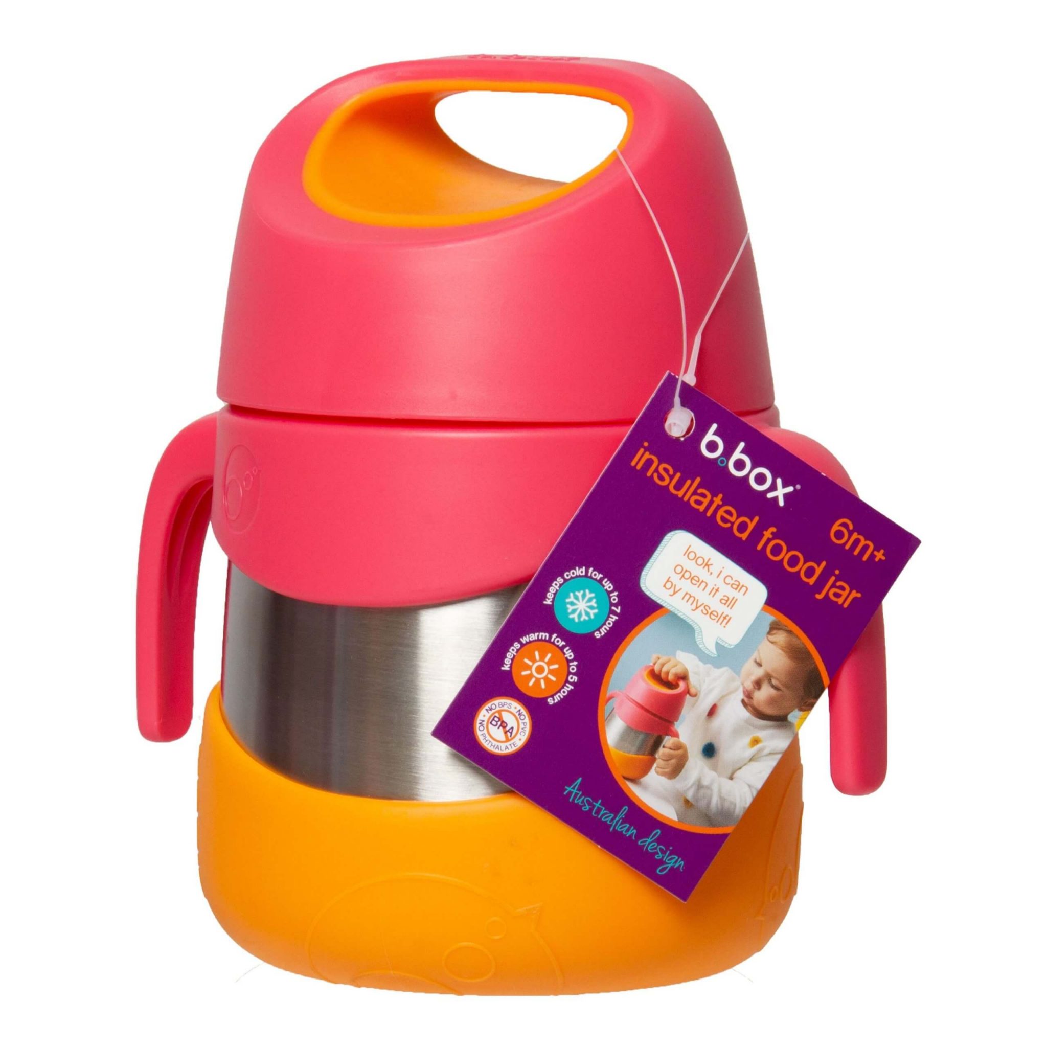 b.box Insulated Food Jar Tickled Babies