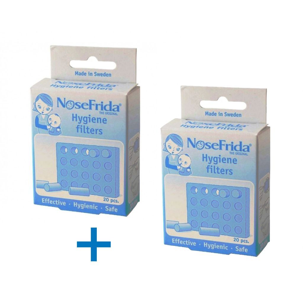 NoseFrida Baby Nasal Aspirator With 20 Additional Spare Filters 