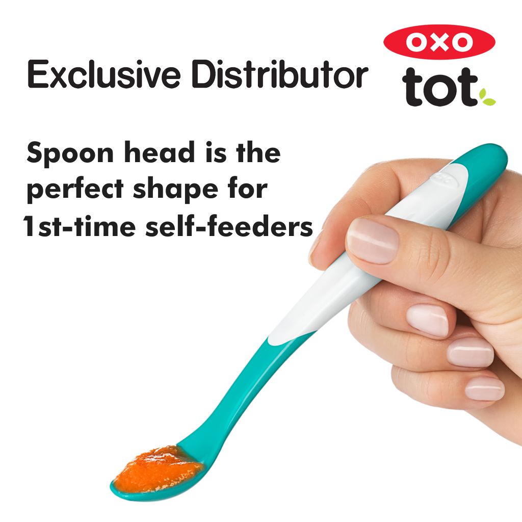 OXO Tot On-The-Go Feeding Spoon - Teal