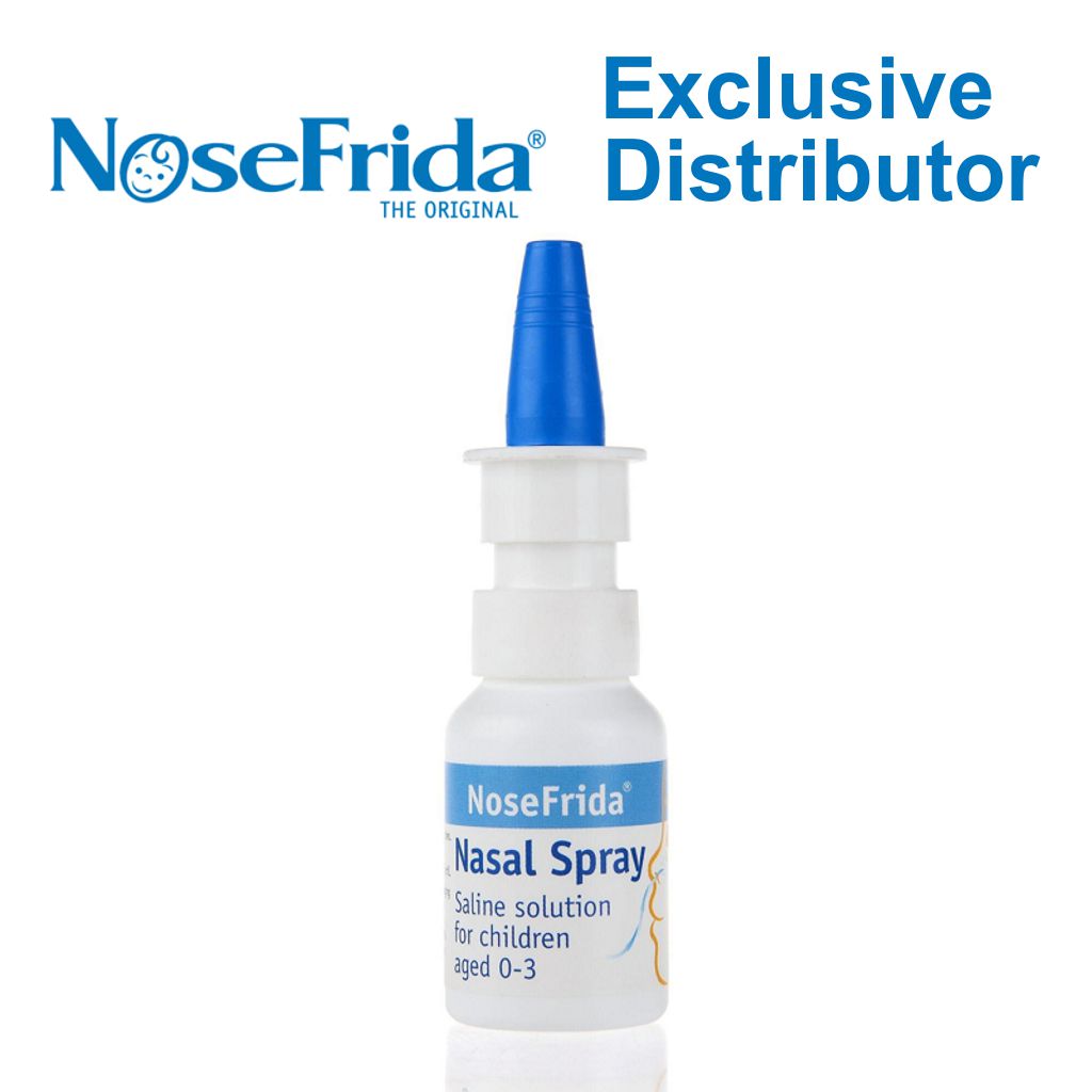 NoseFrida Saline Spray by Frida Baby Saline Nasal Spray to Soften Nasal Passages for Use Before NoseFrida The Snotsucker (0.68 fl oz)