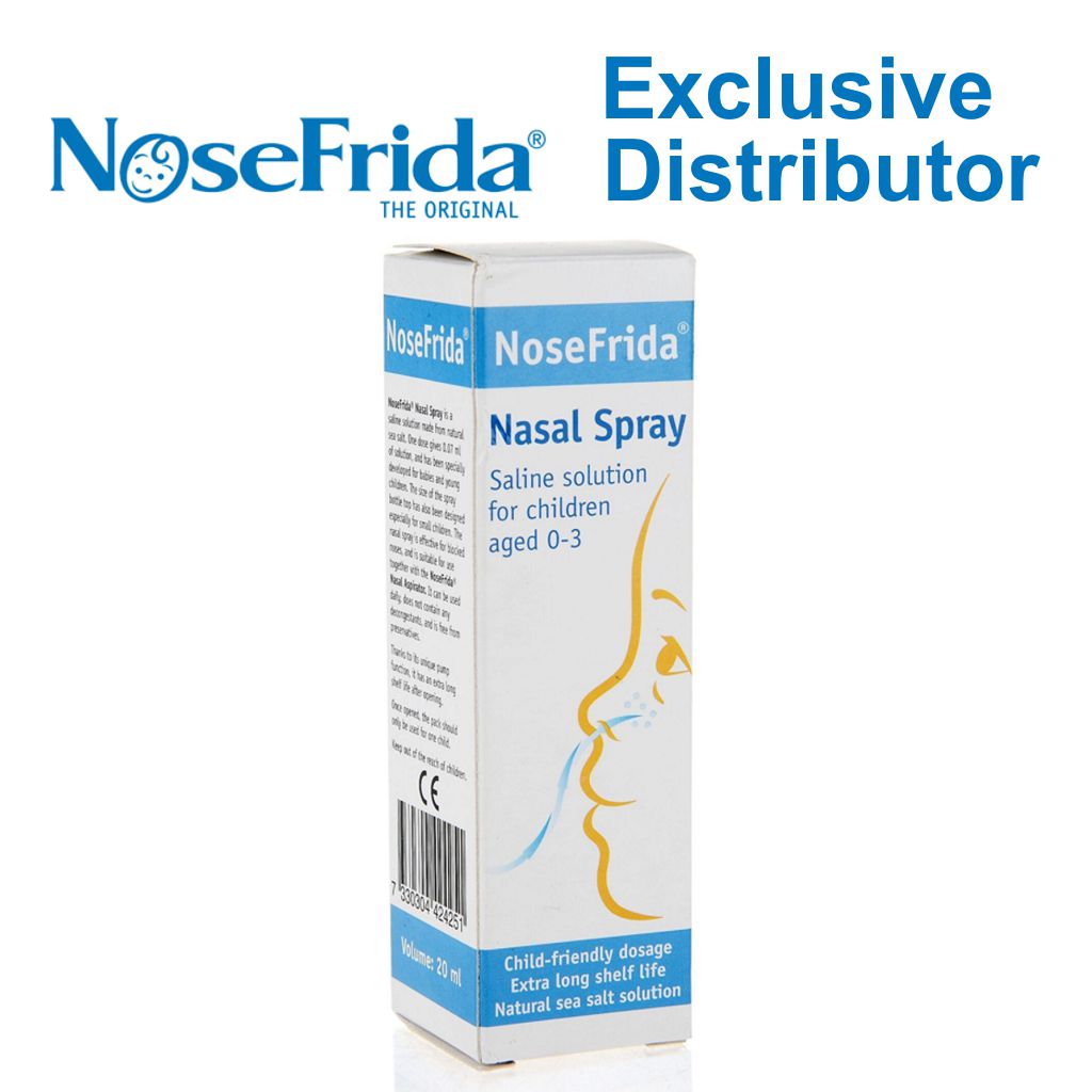 NoseFrida Nasal Spray – Natural Sea Salt Saline Solution – Tickled