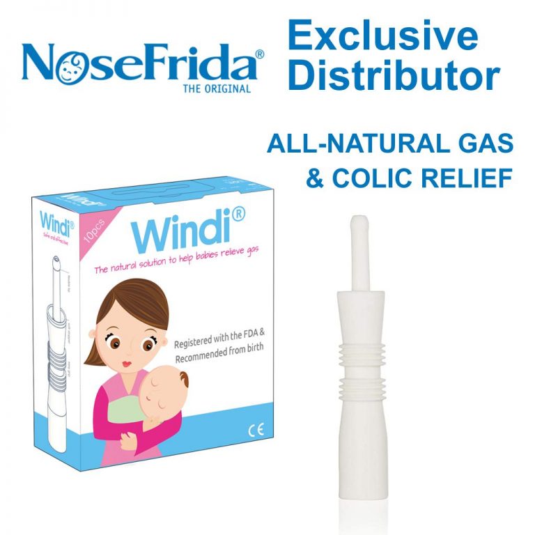 NoseFrida Windi Gas and Colic Reliever for Babies (10 Count) Tickled