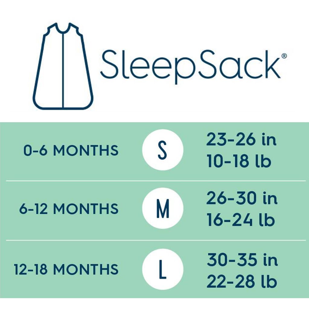 Halo Sleep Sack Early Walker Size Chart | vlr.eng.br