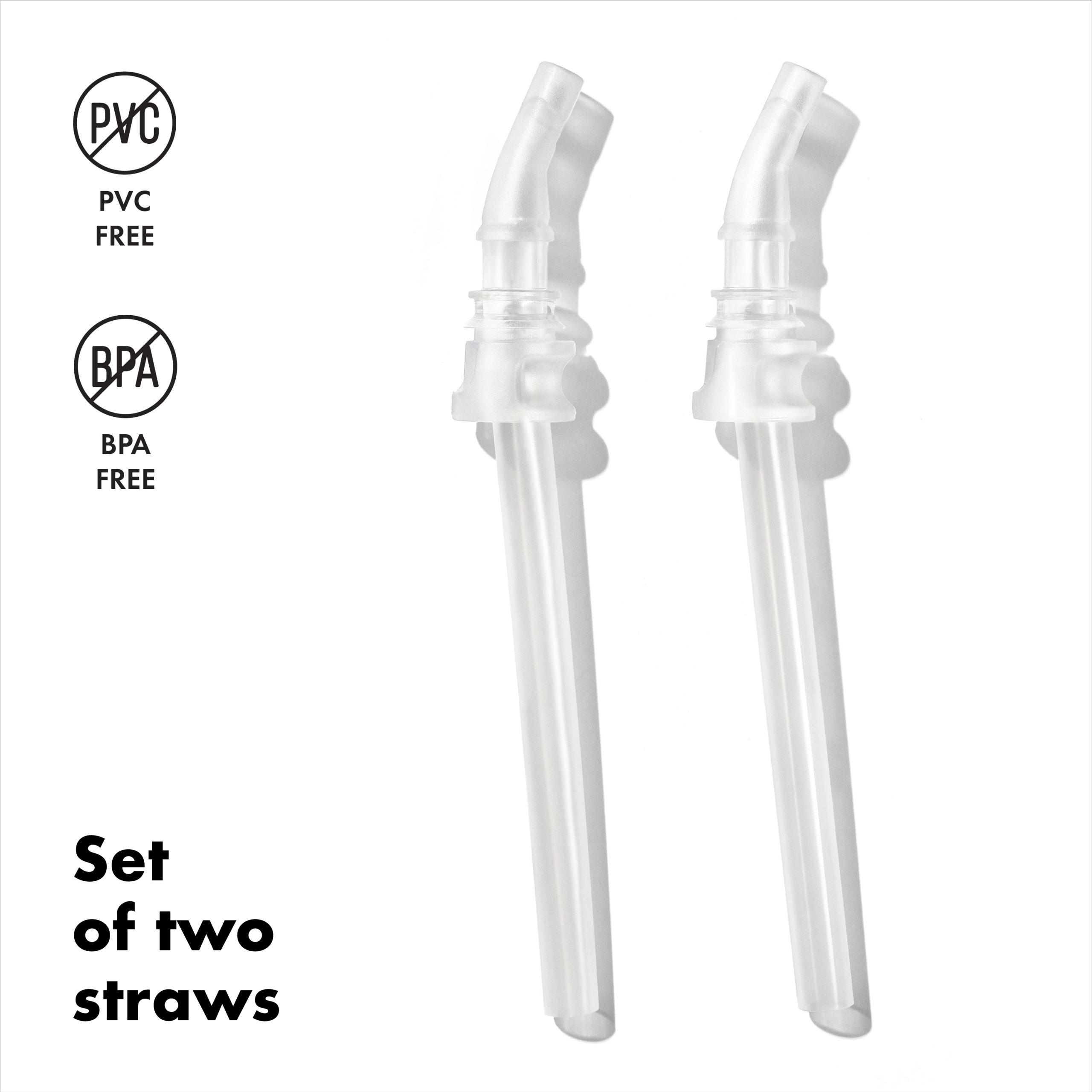  OXO Tot 2-Pack Replacement Straw Set - 6 ounce : Baby
