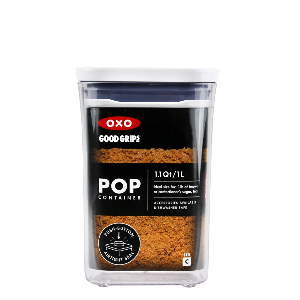 OXO Good Grips POP Container - Airtight Food Storage - 1.1 Qt Square (4  Pack)