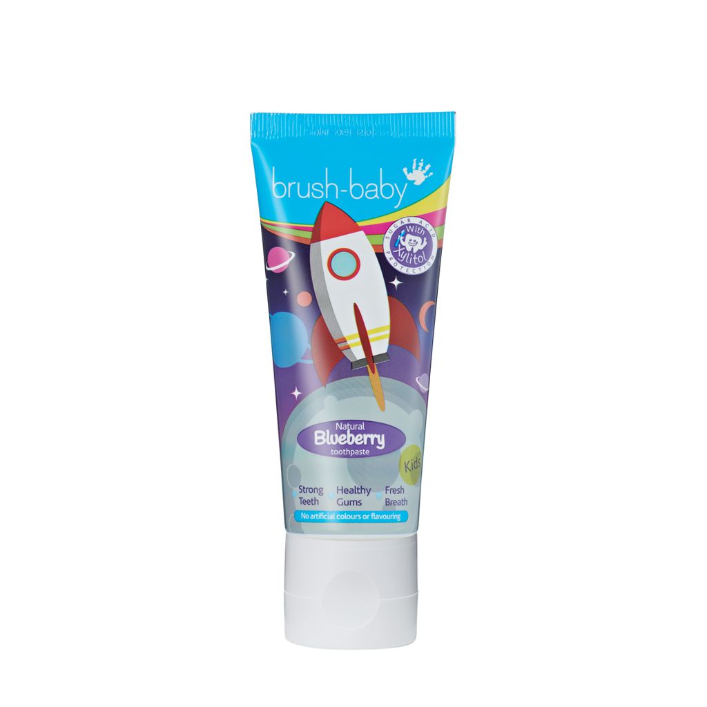 brush-baby Kids Toothpaste with Flouride & Xylitol (3+) – Tutti Fruitti –  Tickled Babies