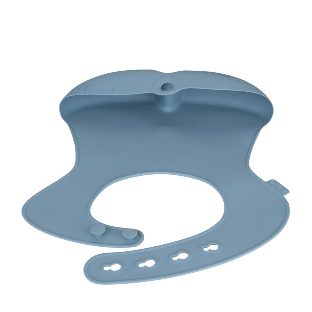 b.box Silicone Bib with deep ‘stay open’ pocket – Tickled Babies