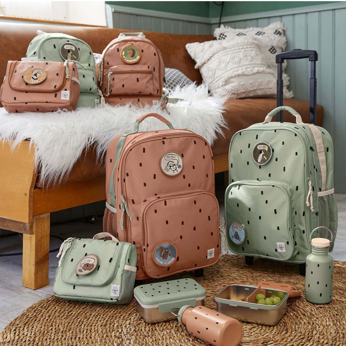 lassig-bottle-stainless-steel-happy-prints-caramel-image05